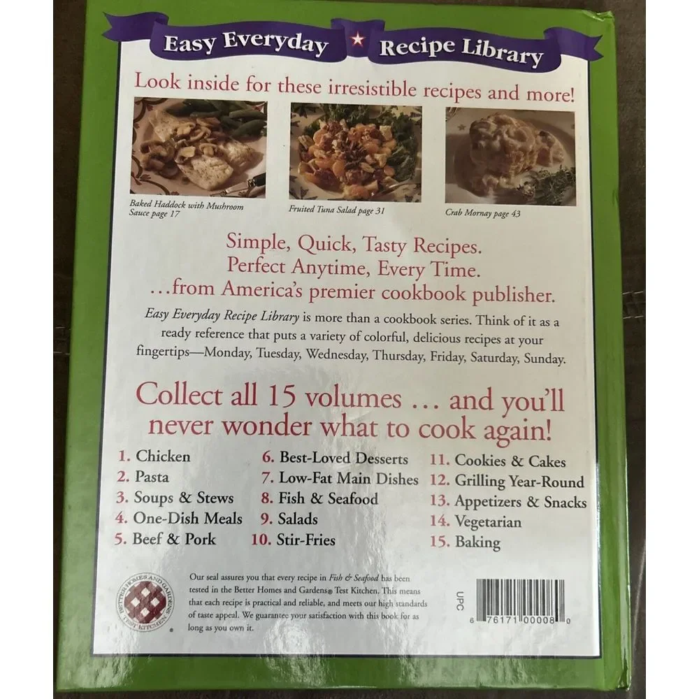 Fish‎ & Seafood (Easy Everyday Recipe Library, vol 8) - Hardcover -